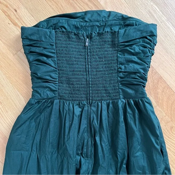 Reformation Lissa dress in forest green - Picture 6 of 6